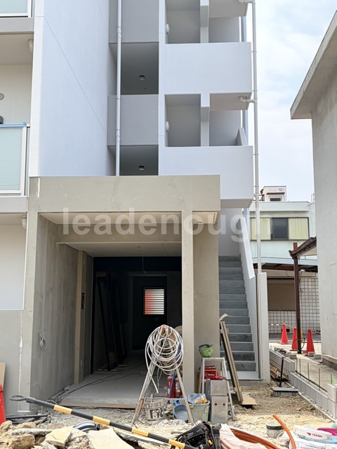 エントランス　建築中