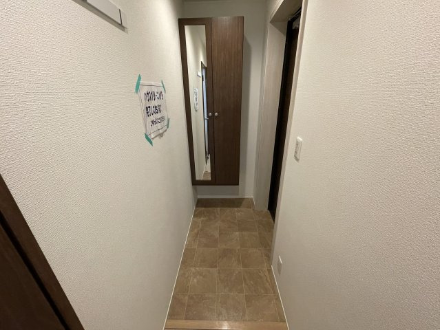 玄関　ダブルロックで安心です。