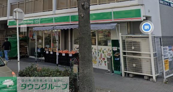 コンビニ　ローソンストア100下前津店（コンビニ）まで410m