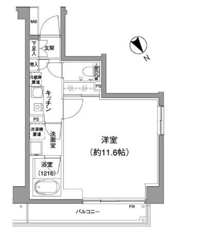 THE CUBEの間取り写真