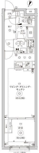 クレアティフ池袋の間取り写真