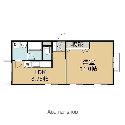 東武東上線 北坂戸駅 徒歩12分 3階建 築24年の間取り写真