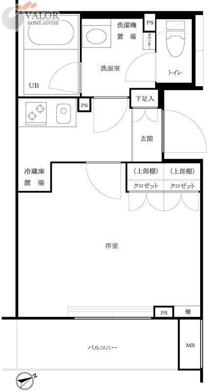 京急本線 平和島駅 徒歩10分 5階建 築10年の間取り写真