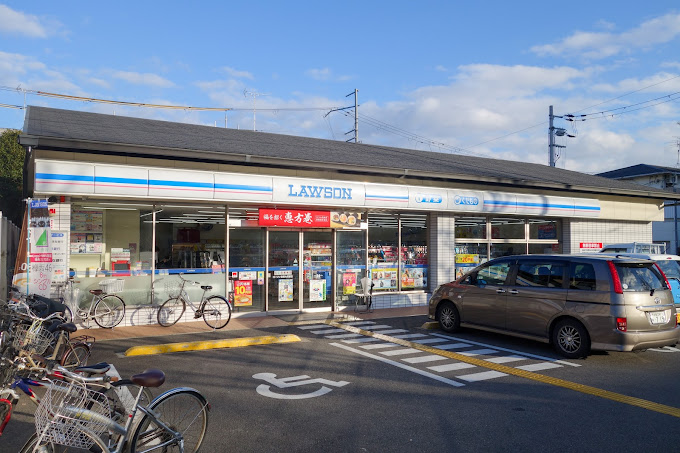コンビニ　ローソン 京都大将軍店（コンビニ）まで105m