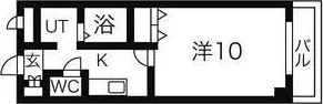 名鉄常滑線 太田川駅 徒歩26分 6階建 築19年の間取り写真
