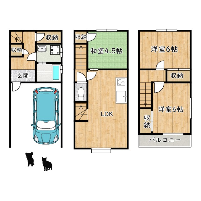 Re-Home高石市綾園の間取り写真