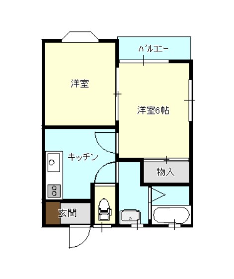 キャッスルライオンの間取り写真