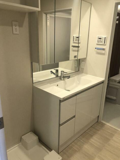 洗面設備　別タイプ部屋　参考写真です
