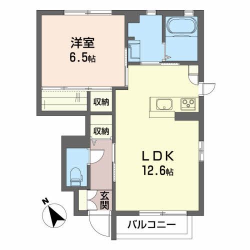 シャーメゾン東芳賀の間取り写真