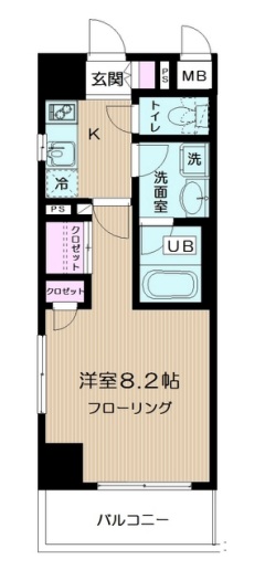 レクレドール豊洲の間取り写真