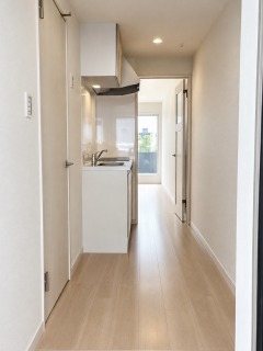キッチン　2口IHコンロでお掃除も簡単です