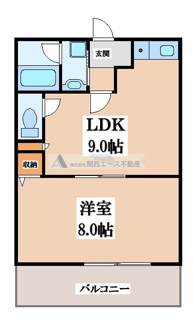 ブランチ613の間取り写真