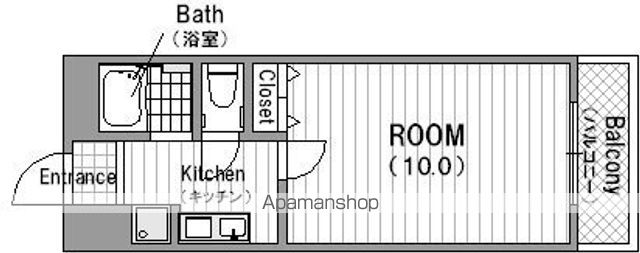 地下鉄千日前線 桜川駅 徒歩5分 8階建 築28年の間取り写真