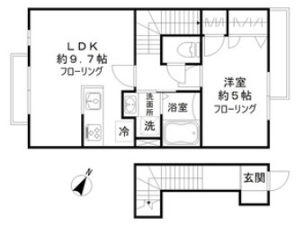 リベルテ池田山の間取り写真