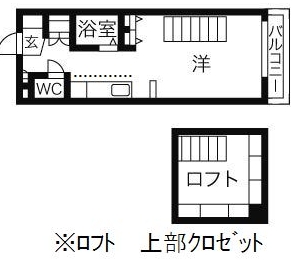 札幌市東区北十条東のマンションの間取り