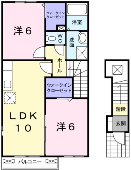 【ベル　アルカンシエルBBの間取り】