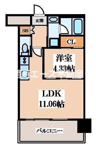 プレジオ荒本新町の間取り