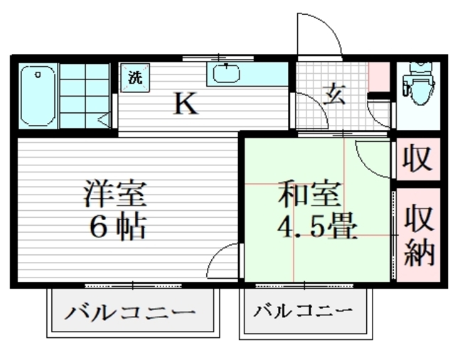 セイコーハイム町屋の間取り