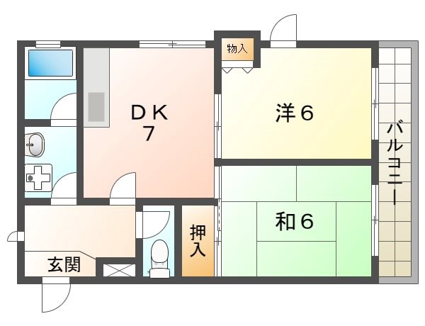 メゾンロイヤルの間取り