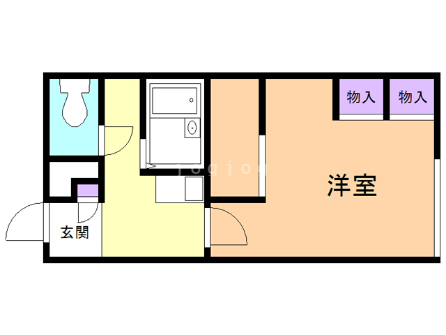 レオパレスエトワールの間取り