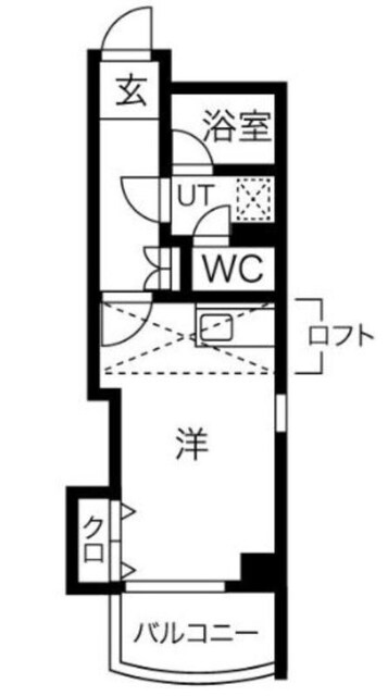 姫路市坂元町のマンションの間取り