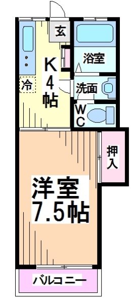 井の頭コーポラスの間取り