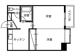 メルヴェイユMの間取り