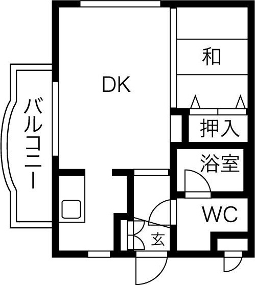 グランメール弘道館第１の間取り