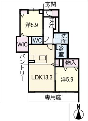 青柳離宮の間取り