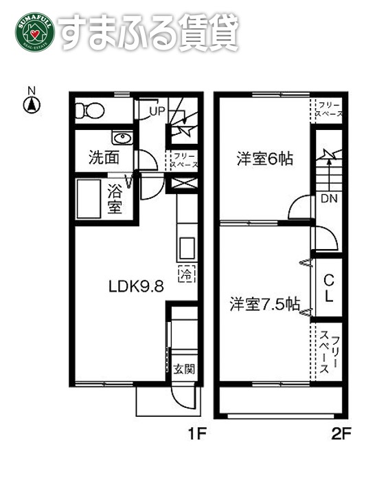 Sunflowerの間取り