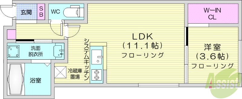 シティプレミア南郷13丁目の間取り