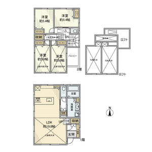 照が丘戸建の間取り