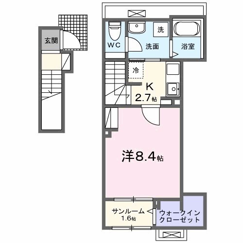 ピンズ下関IIの間取り