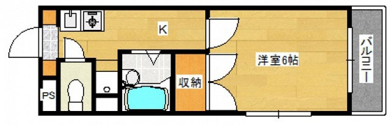 【パステルクボ１５の間取り】