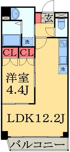 セザン新町の間取り