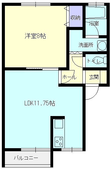 メゾンカトレアの間取り