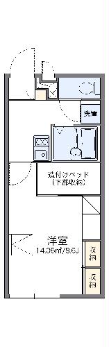 レオパレス北本本町の間取り