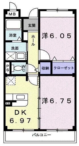 ベルフリ－デの間取り