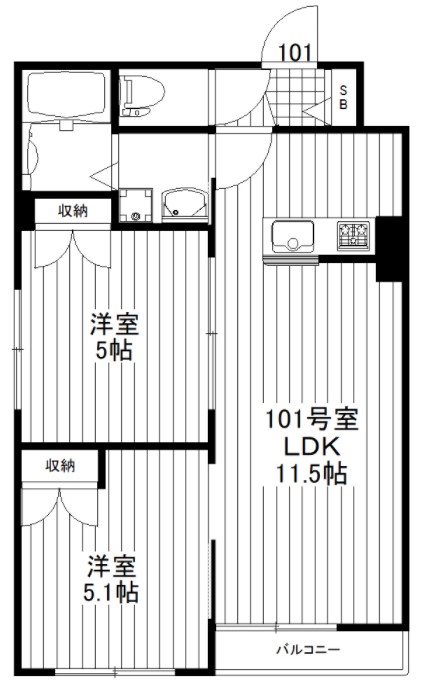 Gaia（ガイア）の間取り