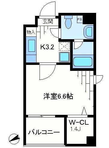 Ｈｅｂｅｌ　ｆ　水天宮の間取り