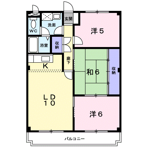 ガーデンハイムの間取り