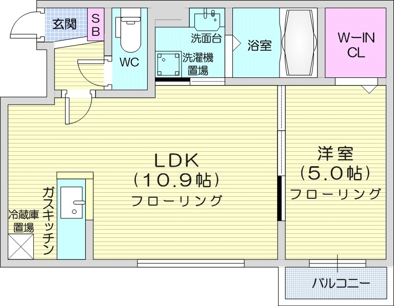 Parente　S22の間取り