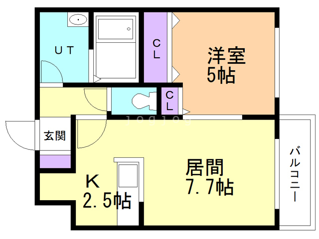 ル・ファール円山の間取り