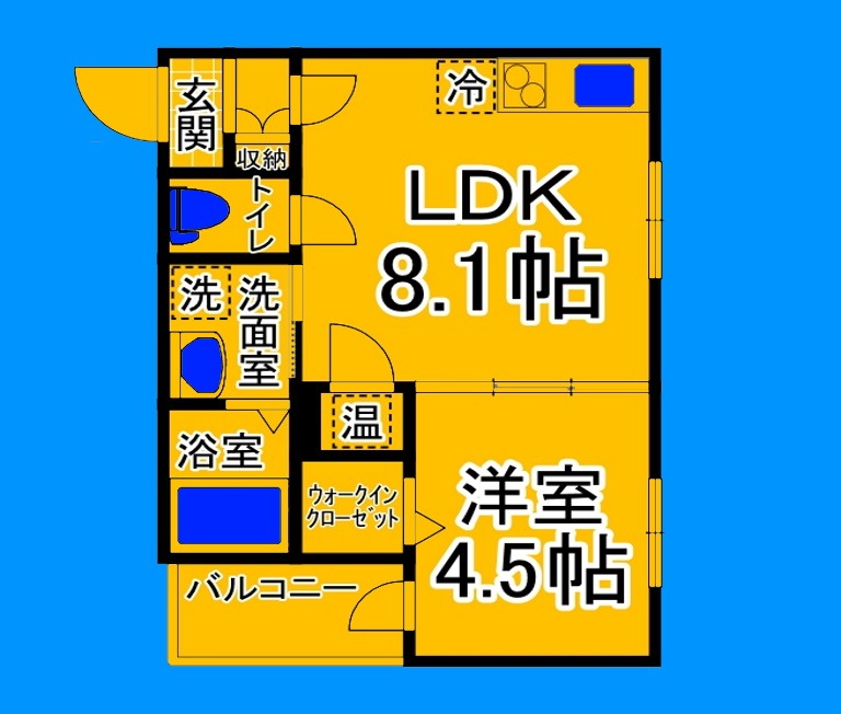 堺市堺区桜之町東のアパートの間取り