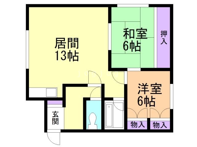 スカイテラスみかの間取り