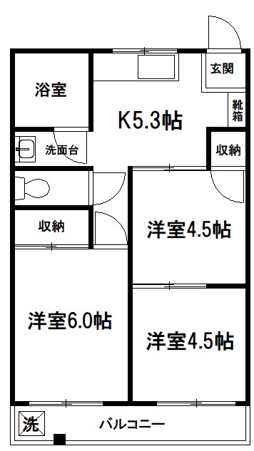 末広ビルの間取り