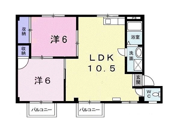 サンヒルズ赤尾台の間取り