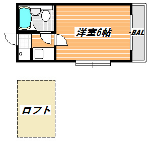 浦安市猫実のアパートの間取り