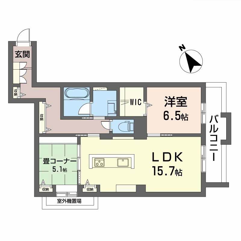 【広島市西区三篠北町のマンションの居室・リビング】