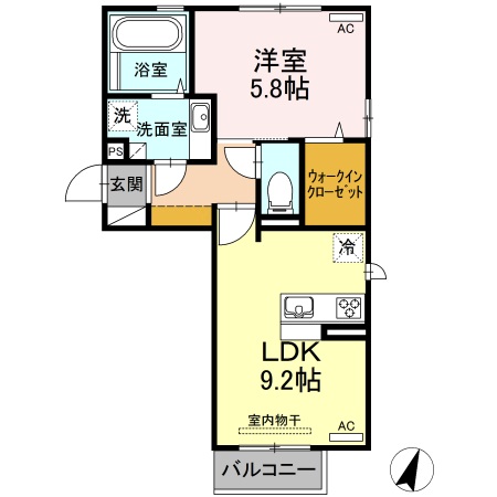 ヴィラ　一の坂の間取り